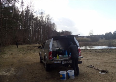 Amphibians sampling – Chwarzno-Wiczlino, Gdynia