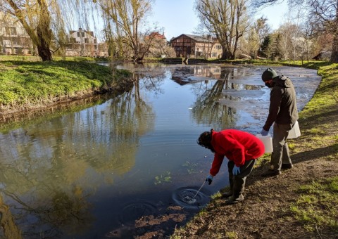 Water sampling – Park Oliwski, Gdańsk