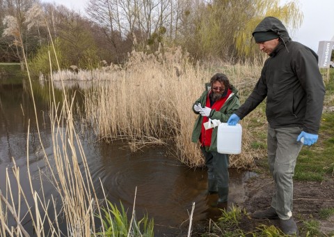 Water sampling - Park Reagana, Gdańsk