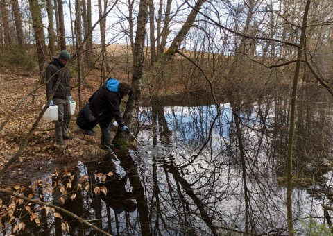 Water sampling – Przetoczyno area (Tricity Landscape Park)