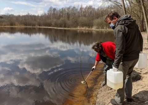 Water sampling – Majerowskie Błota, Łódź