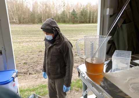 Water sampling – Wiśniowa Góra area (commune Andrespol)