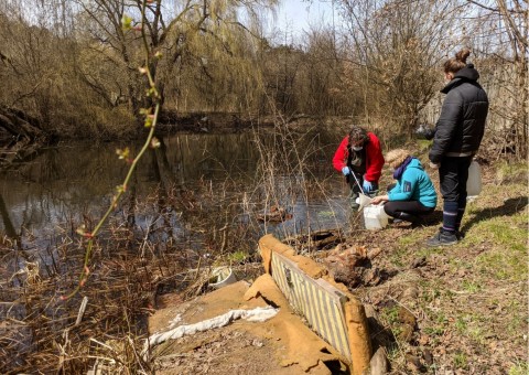 Water sampling – Zakrzówek, Kraków