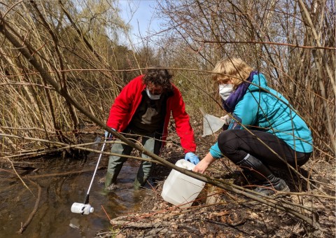 Water sampling – Zakrzówek, Kraków