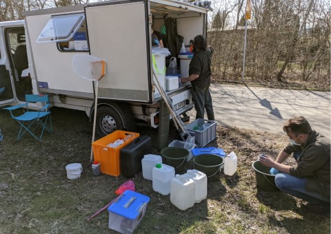 Water sampling – Liban Quarry, Kraków