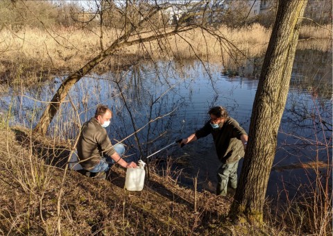 Water sampling – Szuwarowa, Kraków