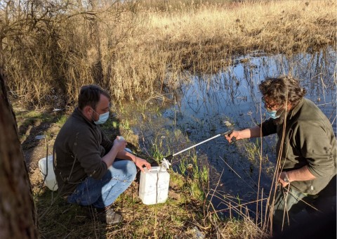 Water sampling – Szuwarowa, Kraków