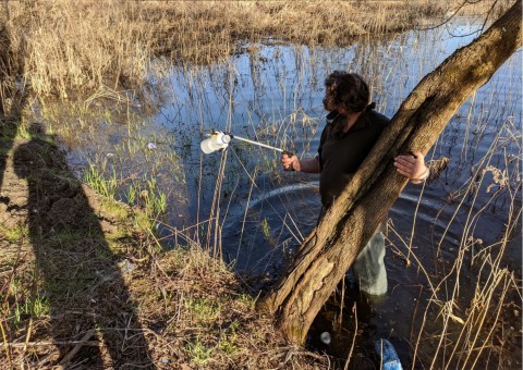 Water sampling – Szuwarowa, Kraków