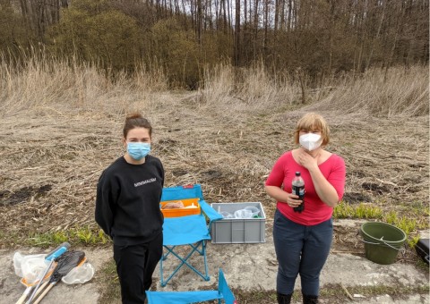 Water sampling – Niepołomice Forest