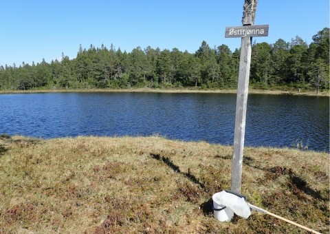 Water sampling – Austlitjønna, Trondheim