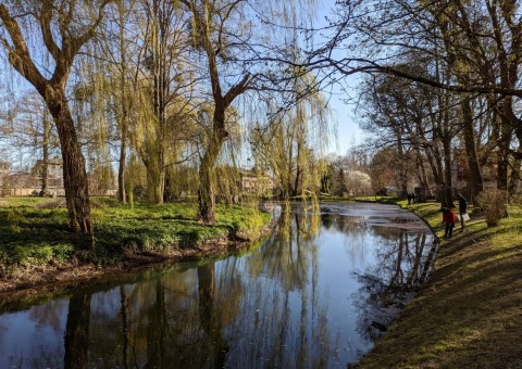 Pobieranie prób wody – Park Oliwski, Gdańsk