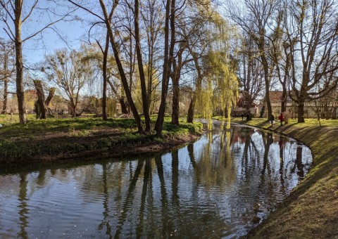 Pobieranie prób wody – Park Oliwski, Gdańsk