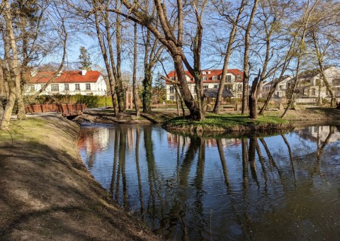 Pobieranie prób wody – Park Oliwski, Gdańsk