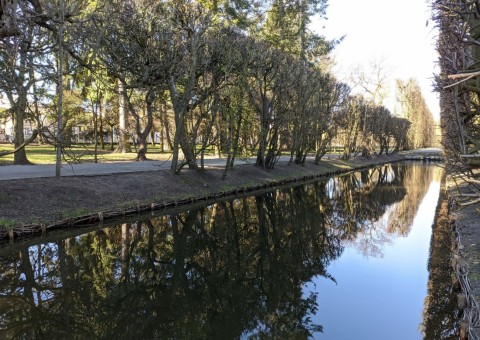 Pobieranie prób wody – Park Oliwski, Gdańsk