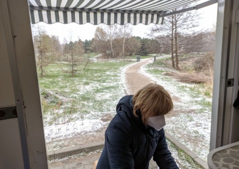 Pobieranie prób wody – Park Reagana, Gdańsk