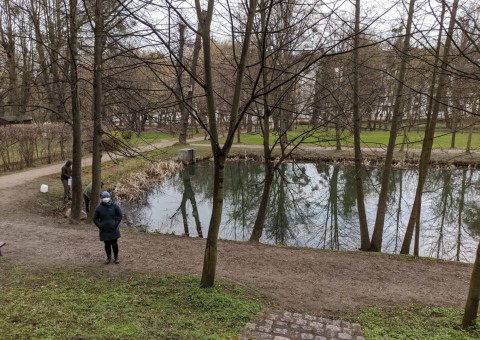 Pobieranie prób wody – Królewska Dolina, Gdańsk