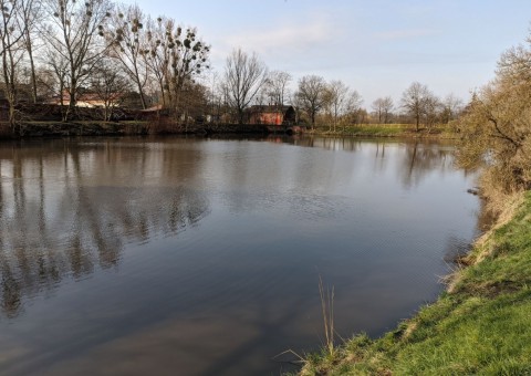 Pobieranie prób wody – Park nad Jasieniem, Łódź