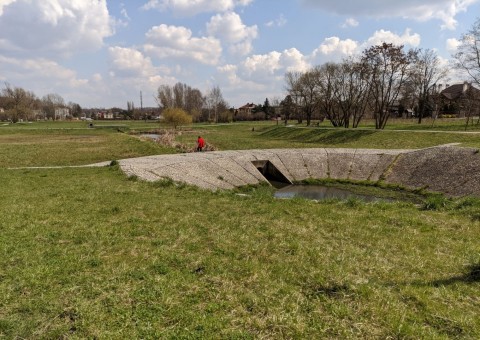 Pobieranie prób wody – Staw Wasiaka, Łódź