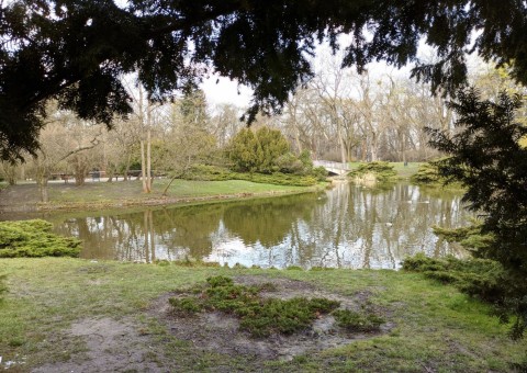 Pobieranie prób wody – Park im. ks. J. Poniatowskiego, Łódź