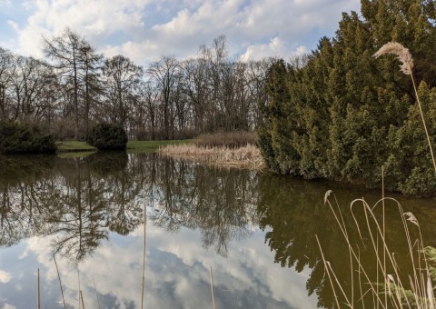 Pobieranie prób wody – Park im. ks. J. Poniatowskiego, Łódź