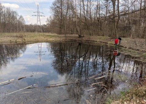 Pobieranie prób wody – Olechów (przy EC4), Łódź