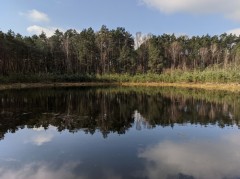 okolice Chechła (gm. Dobroń) – pobór prób wody