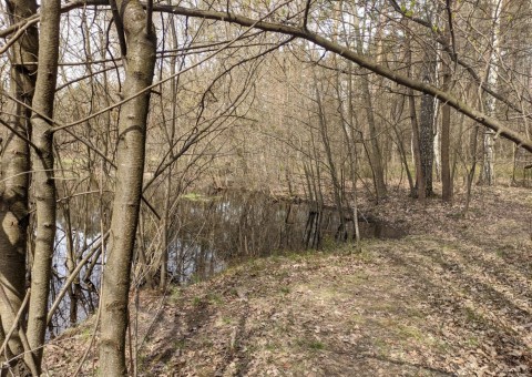 Pobieranie prób wody – okolice Ustronia (gm. Aleksandrów Łódzki)