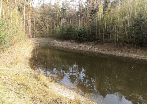 Pobieranie prób wody – okolice okolice Madaji (gm. Lutomiersk)