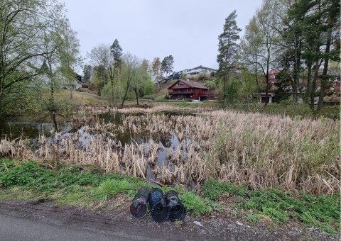 Pobieranie prób wody – Nesvangen, Oslo