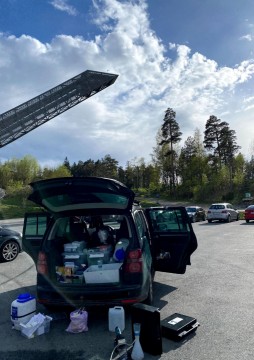 Pobieranie prób wody – okolice Oslo