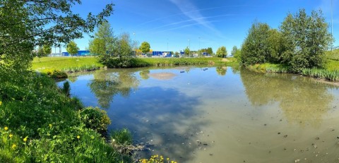 Pobieranie prób wody – Leangen, Landbruksvegen, Trondheim