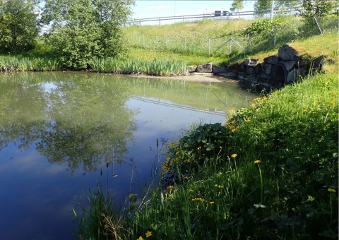 Pobieranie prób wody – Leangen, Landbruksvegen, Trondheim